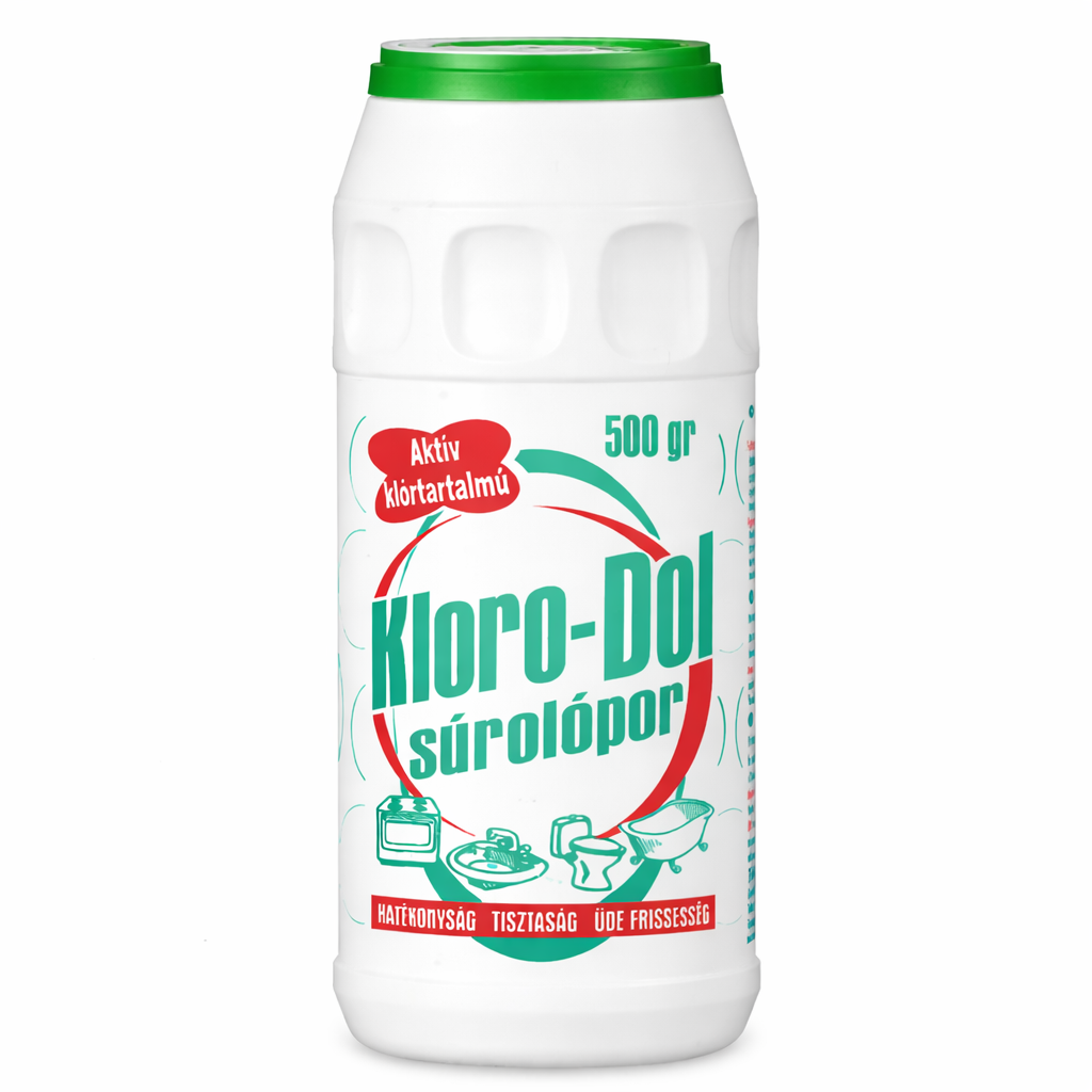 Kloro-Dol Súrolópor 500g – Erőteljes tisztítás makacs szennyeződések ellen