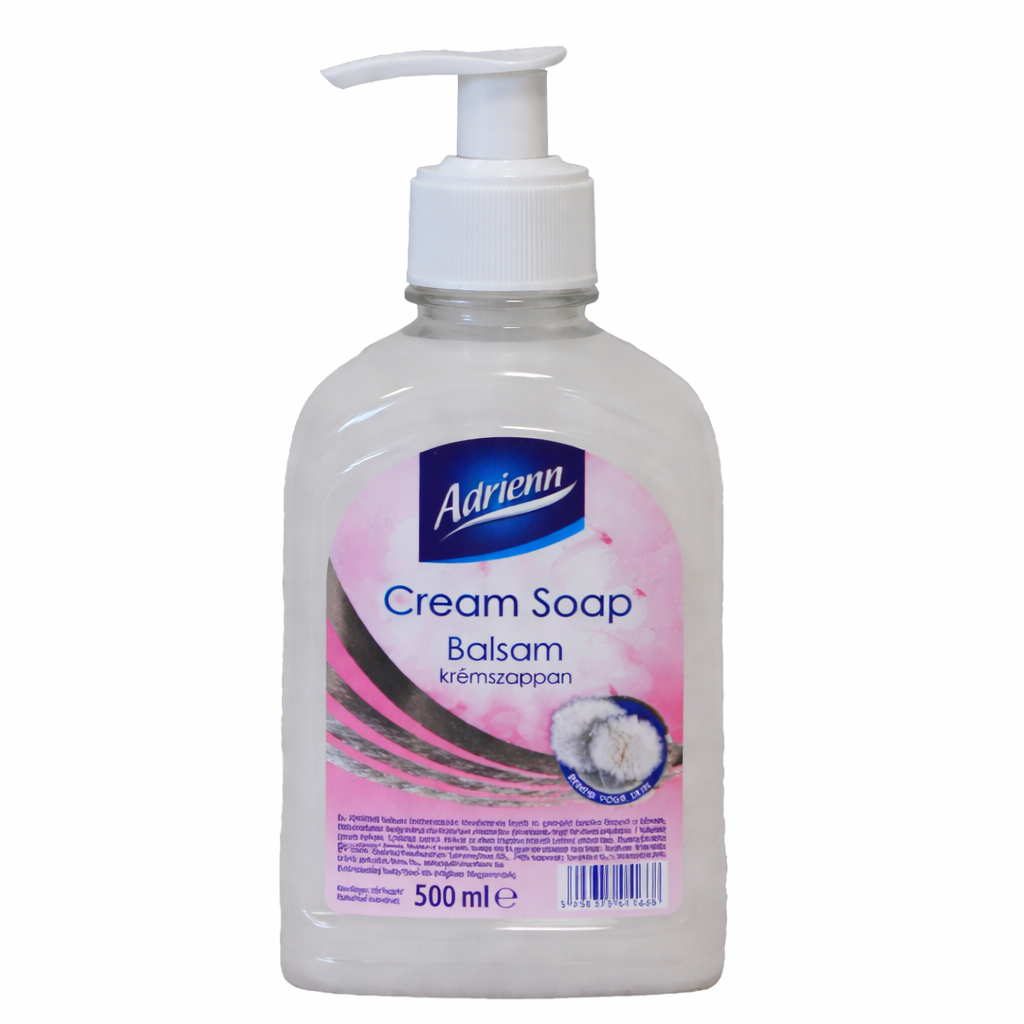 Adrienn Balsam Krémszappan Pumpás 500 ml – Hidratáló Folyékony Szappan Mindennapi Használatra