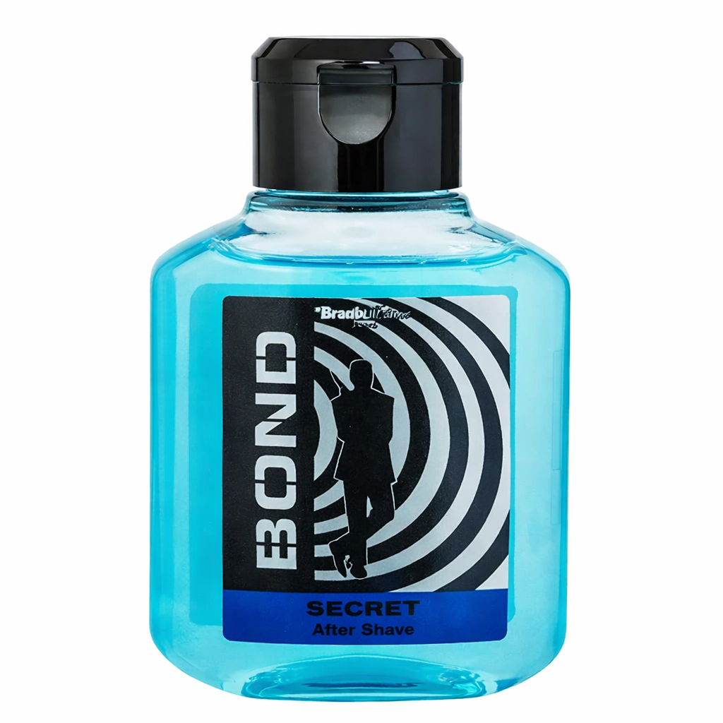 Bond Secret After Shave 125 ml – Férfi Borotválkozás Utáni Arcápoló, Frissítő és Nyugtató Hatás