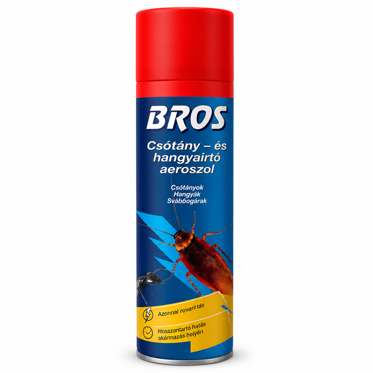 BROS csótány- és hangyairtó aeroszol – gyors hatású rovarirtó spray tartós védelemmel