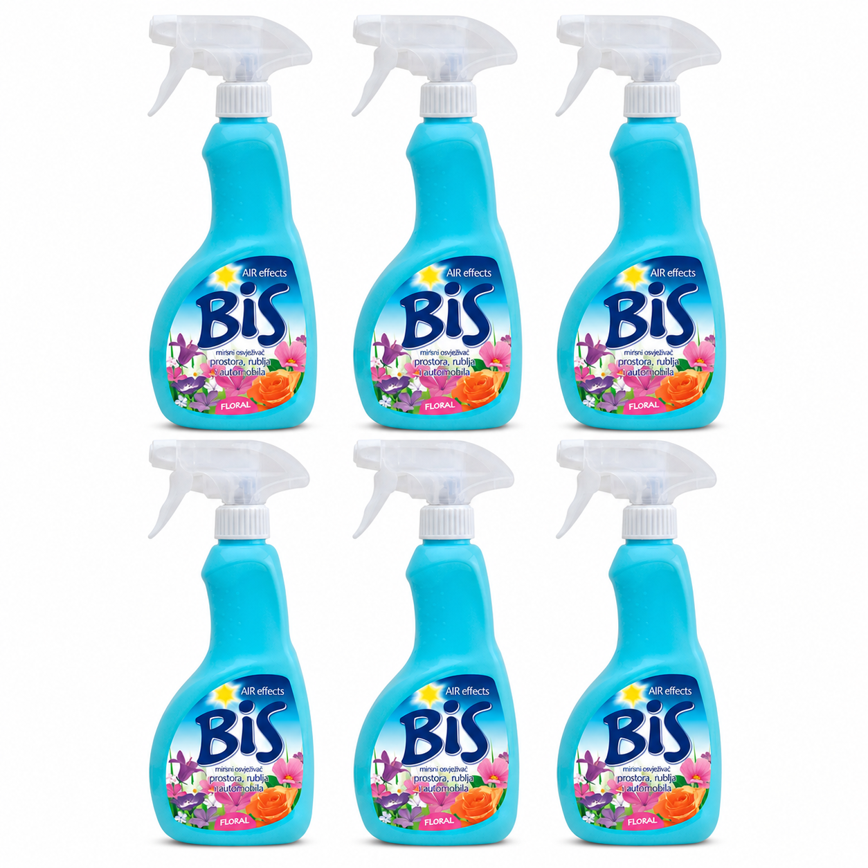 BiS Air Effects Floral illatosító spray 400 ml – 6 db-os csomag