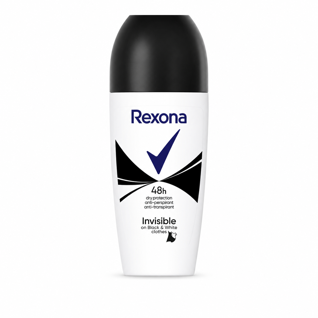 Rexona Invisible Black & White golyós dezodor 50 ml – 48 órás izzadásgátló védelem