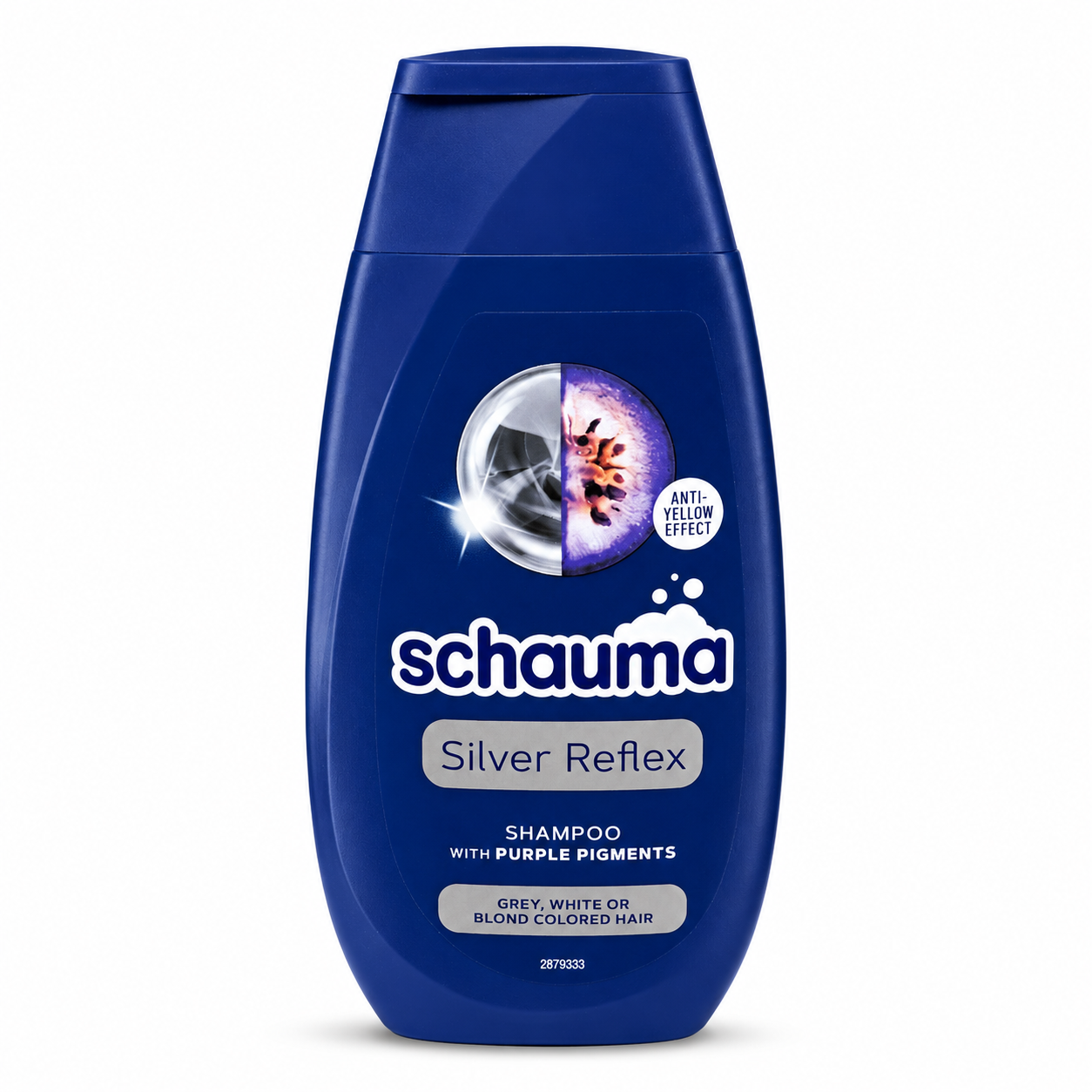Schauma Silver Reflex Sampon 400 ml – Lila pigmentes sampon ősz, fehér és szőke hajra