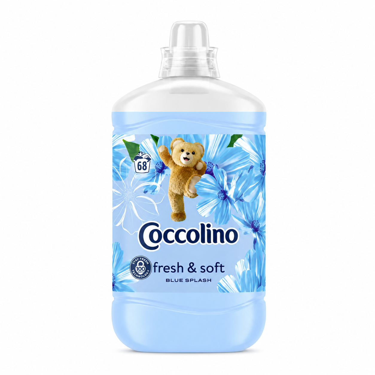 Coccolino Fresh & Soft Blue Splash öblítő 1700 ml – hosszan tartó frissesség és puhaság