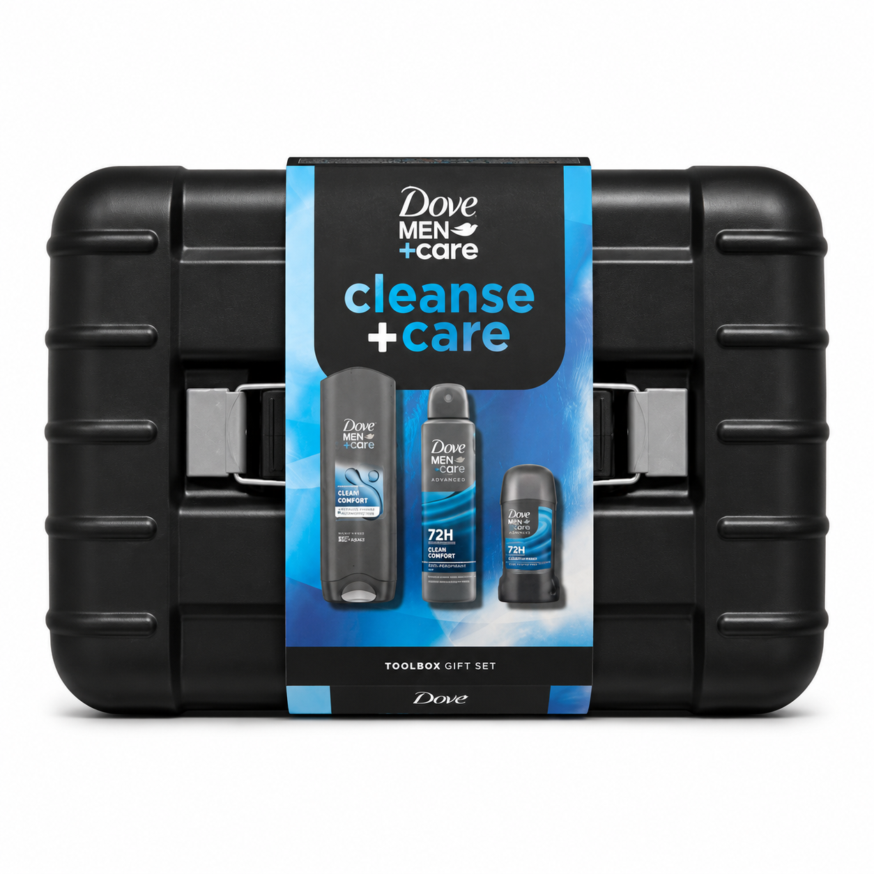 Dove Men+Care Cleanse + Care Toolbox Gift Set férfi ajándékcsomag neszesszerben