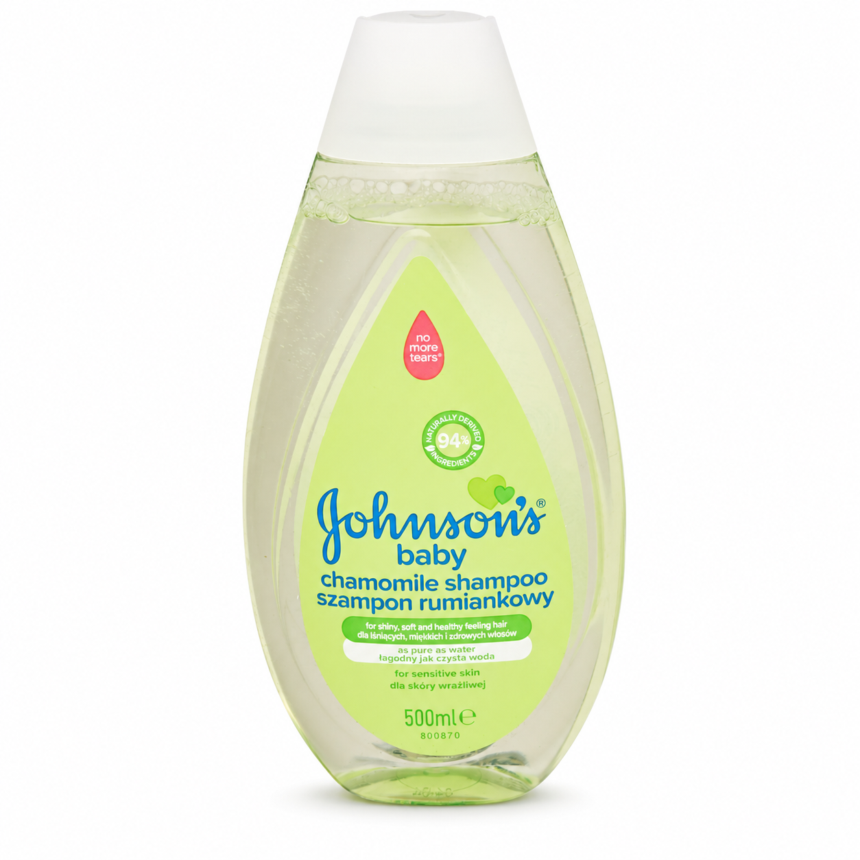 Johnson’s Baby Chamomile sampon 500 ml – kamillás baba sampon