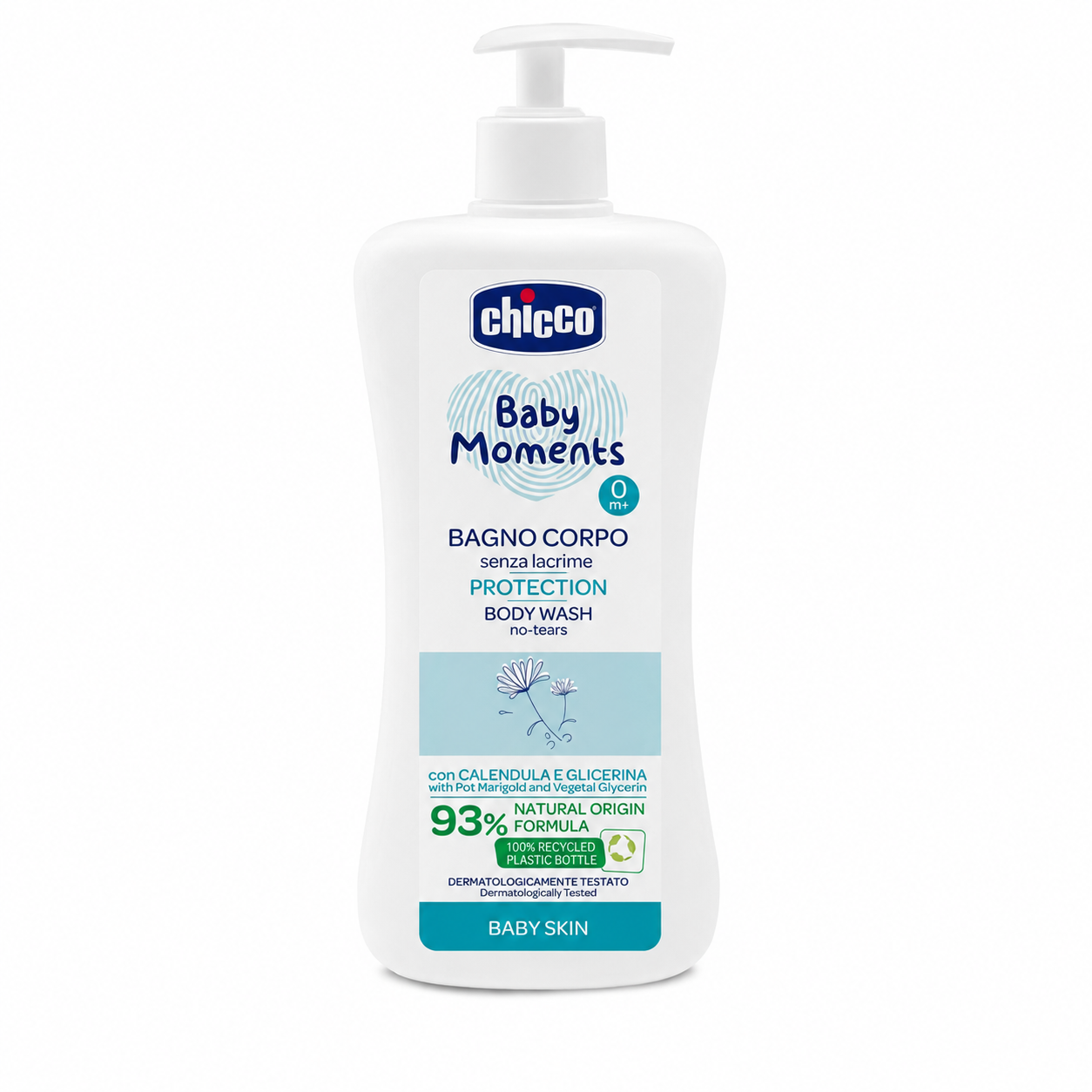 Chicco Baby Moments Protection babafürdető pumpás adagolóval – 750 ml