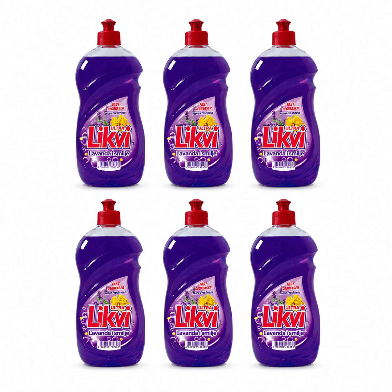 Likvi Ultra Lavanda i Smilje mosogatószer 450 ml – 6 db-os csomag