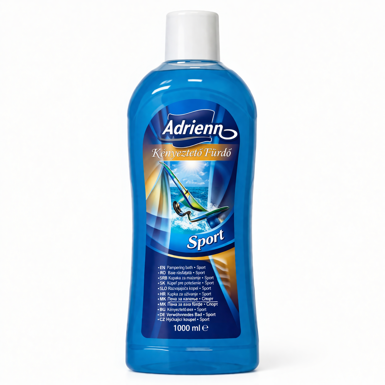 Adrienn Sport habfürdő 1L – Frissítő illat és relaxáló fürdőélmény minden nap