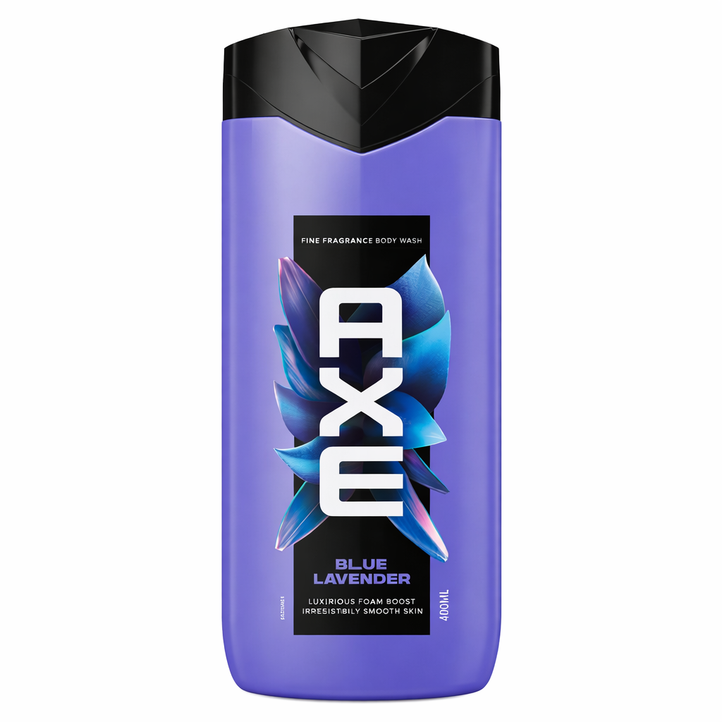 AXE Blue Lavender Tusfürdő 400 ml – Fine Fragrance Body Wash, Prémium Levendulás Férfi Tusfürdő