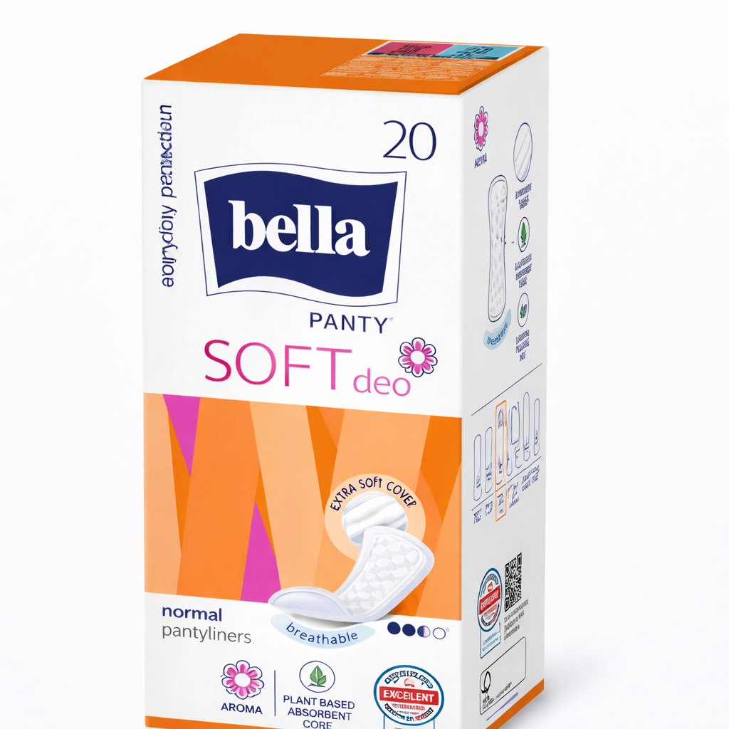Bella Panty Soft Deo tisztasági betét (20 db) – Friss illat és extra puhaság egész nap