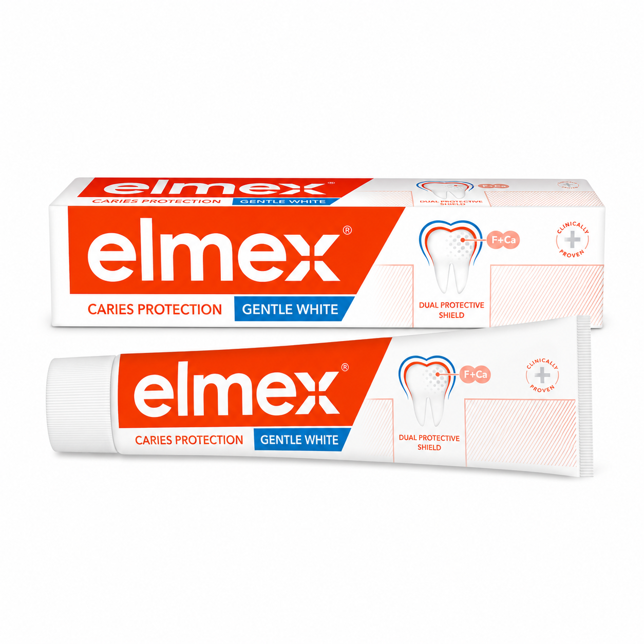 Elmex Caries Protection Gentle White Fogkrém 75 ml – Fogszuvasodás Elleni Védelem