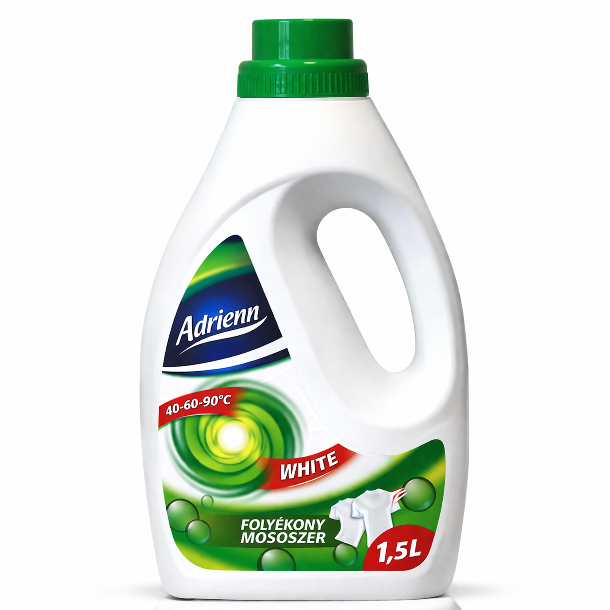 Adrienn White folyékony mosószer 1,5L – Fehér ruhákhoz, ragyogó tisztaság