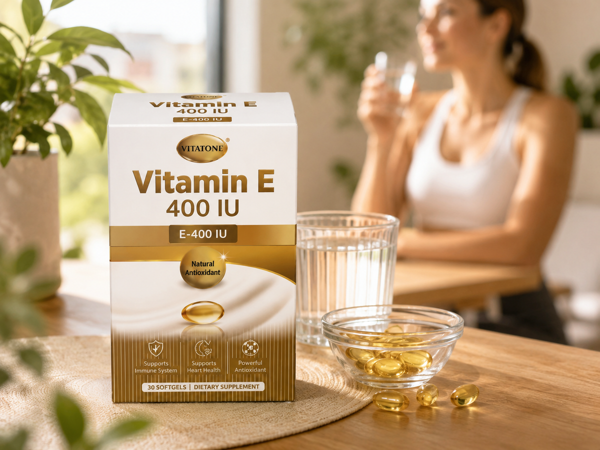 JutaVit E-vitamin 400 NE lágykapszula 100 db – antioxidáns védelem a sejtek támogatására
