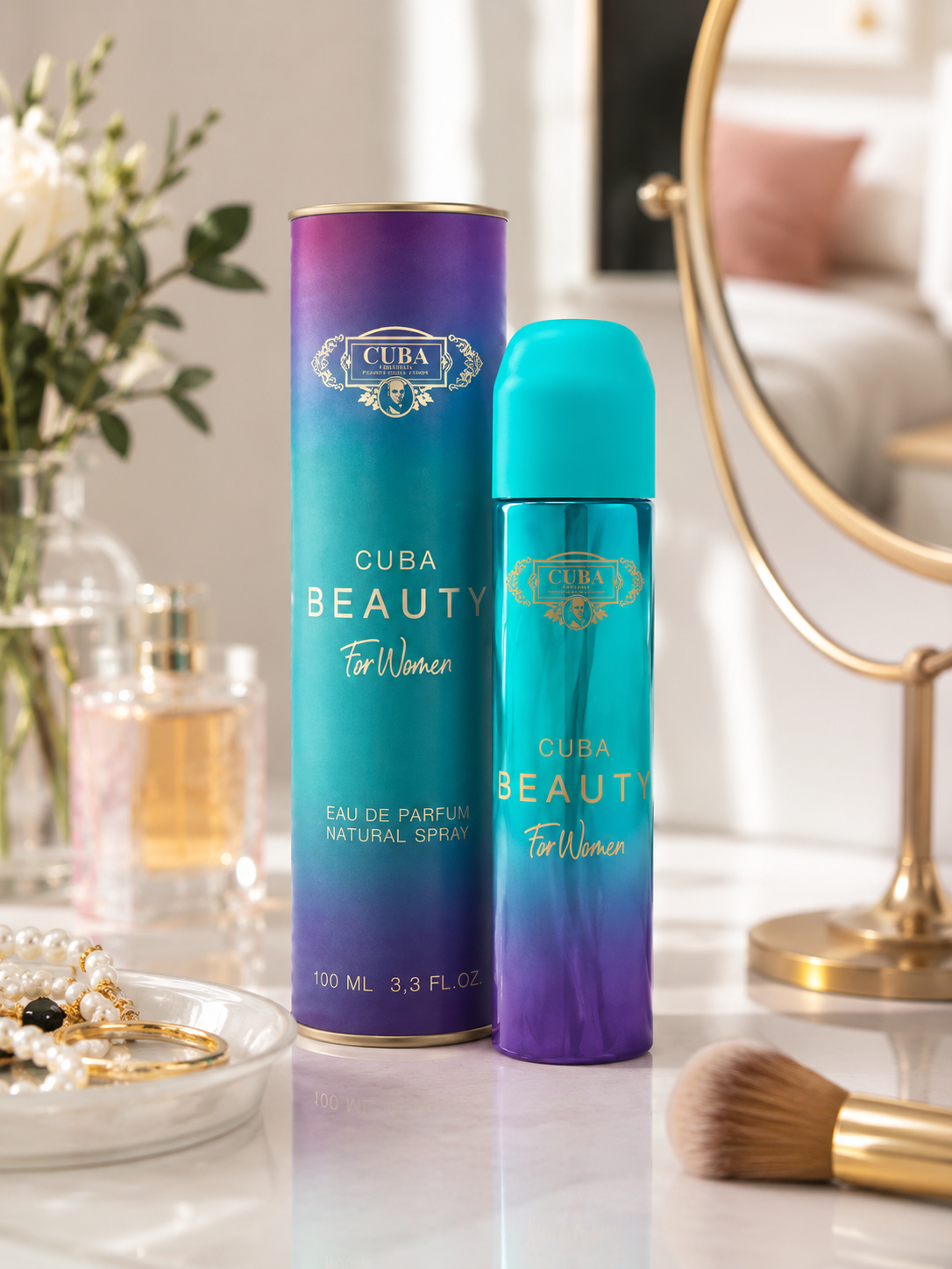 Cuba Beauty Női Parfüm 100 ml – Eau de Parfum, Friss és Nőies Illat