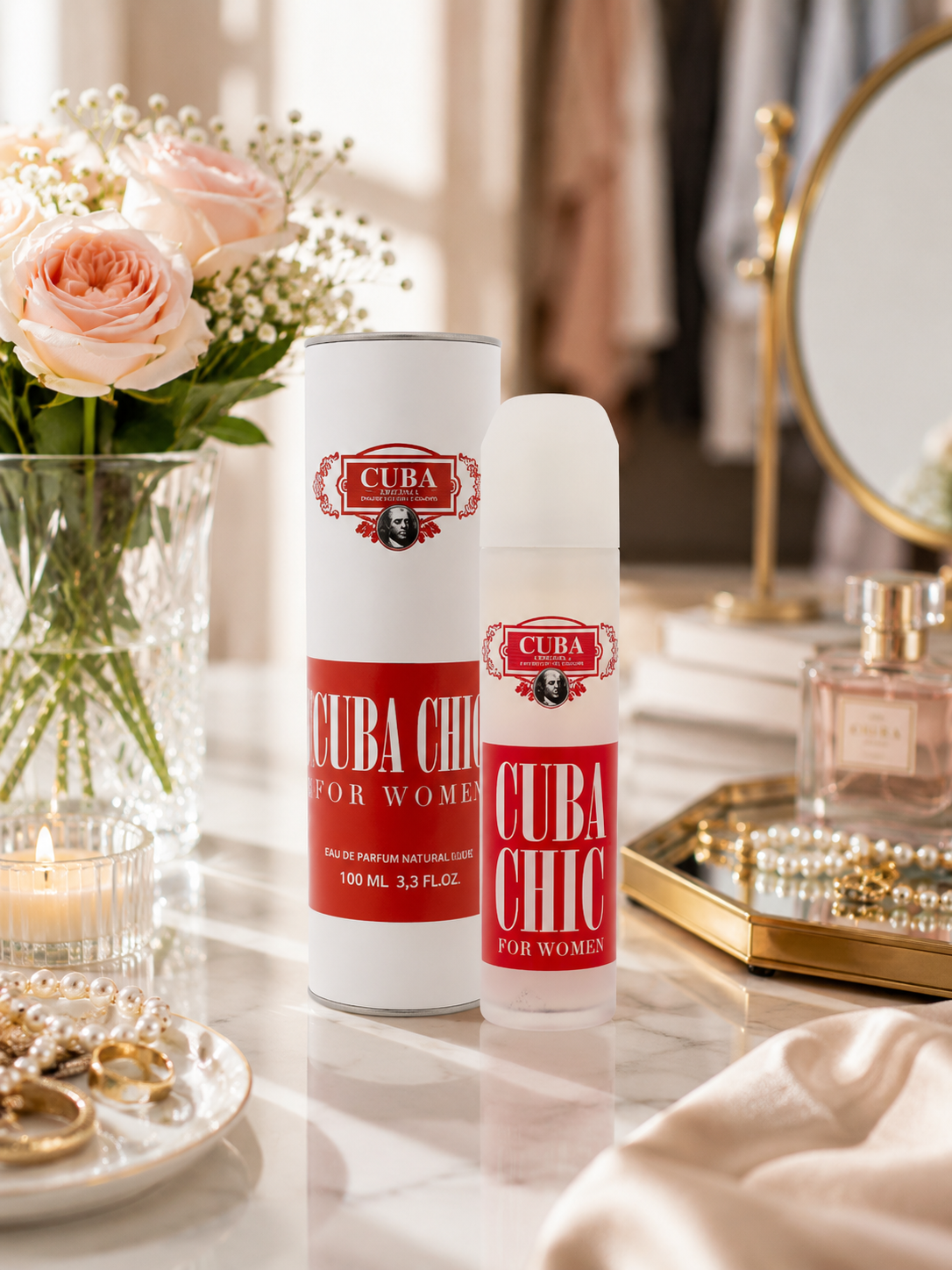 Cuba Chic Női Parfüm 100 ml – Eau de Parfum, Elegáns és Nőies Illat