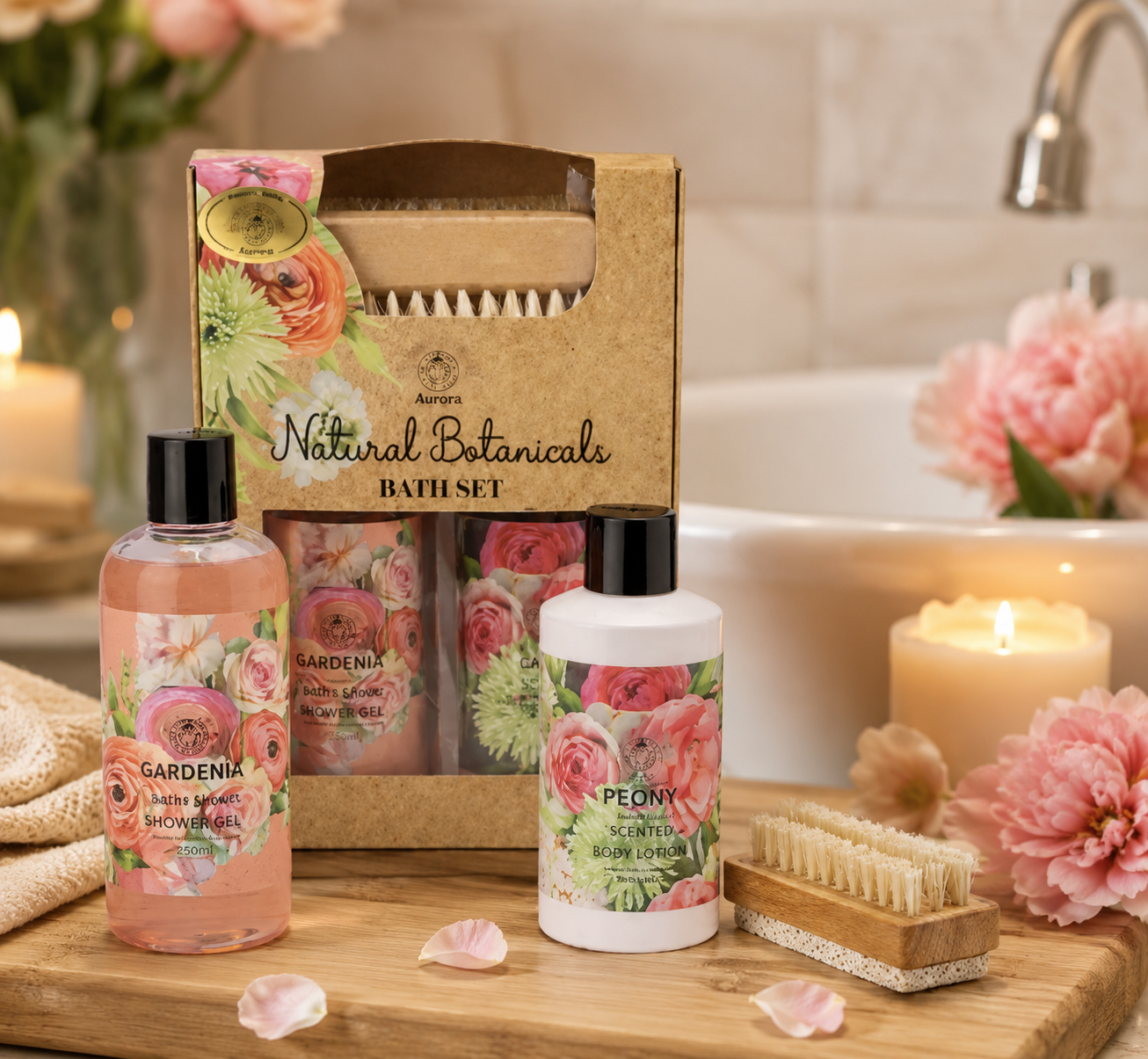 Natural Botanic Fürdő Ajándék Szett – Kényeztető Női Testápolási Csomag