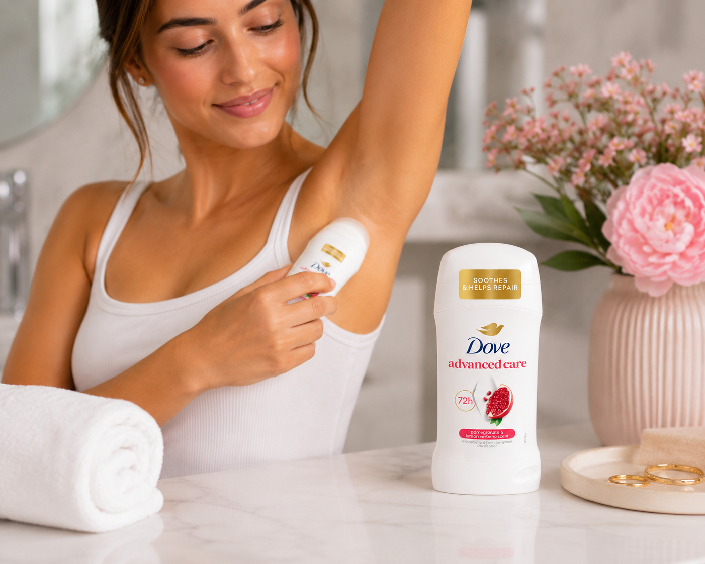 Dove Advanced Care Pomegranate & Lemon Verbena Izzadásgátló Stift 50 ml – Friss Gránátalma és Citromverbéna Illattal
