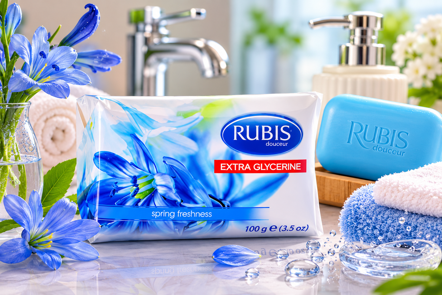 RUBIS Extra Illatú glicerines szappan 100 g – intenzív illat és hidratáló ápolás