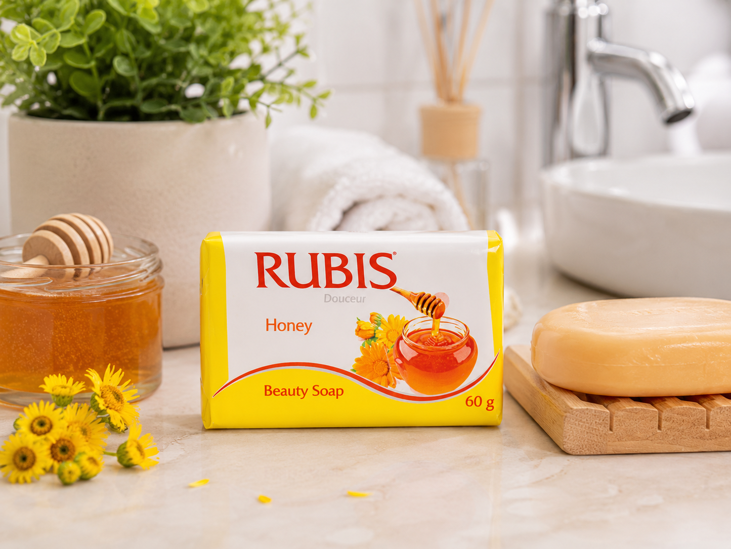 RUBIS Mézes Illatú szappan 60 g – gyengéd ápolás és édes frissesség