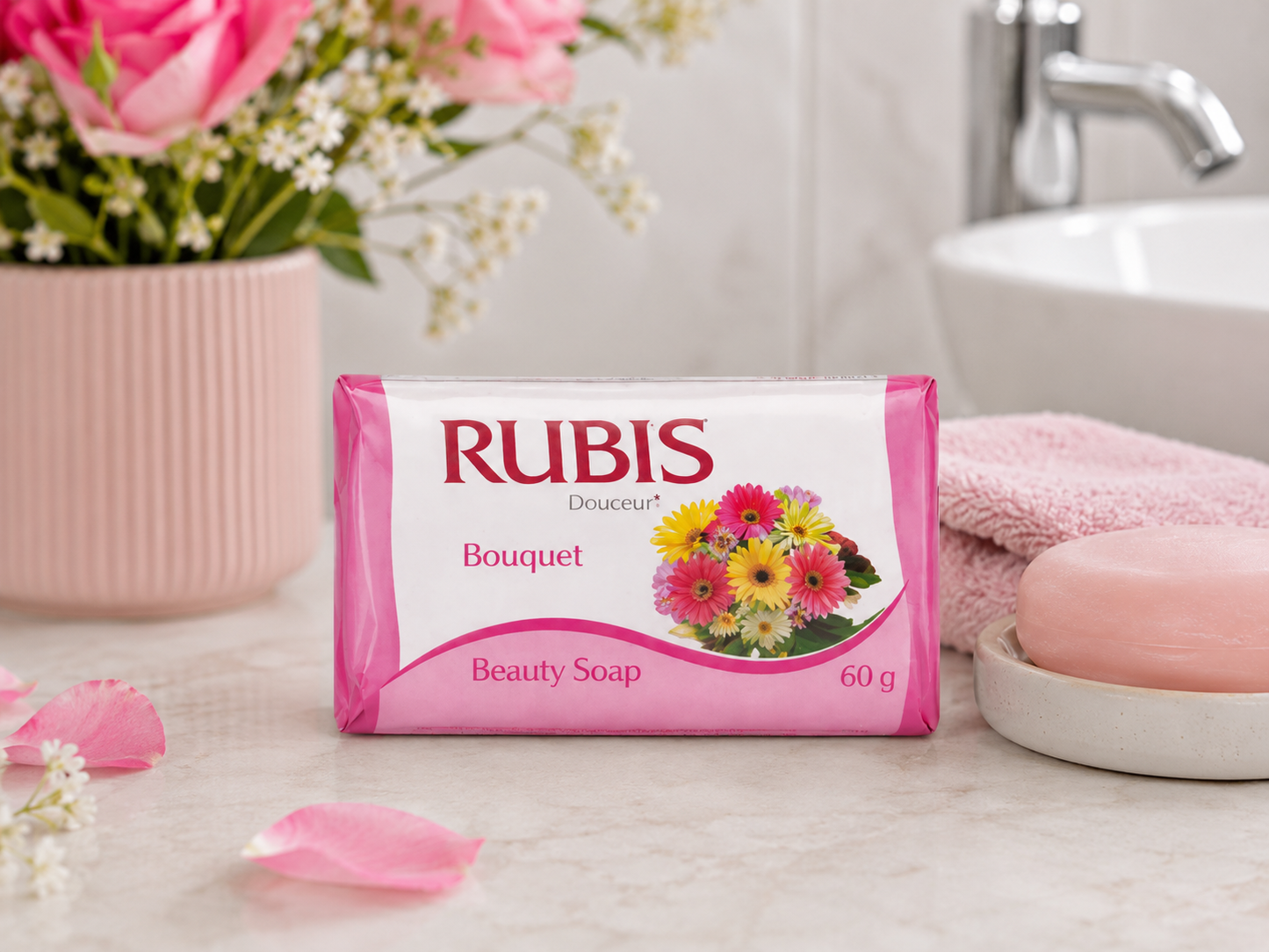 RUBIS Virágos Illatú Szappan 60 g – gyengéd tisztítás és elegáns illat