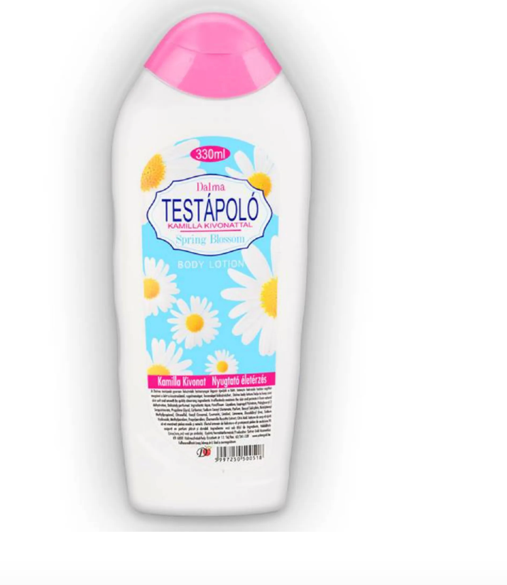 Dalma testápoló kamilla kivonattal hidratáló 330 ml – Nyugtató és tápláló bőrápolás