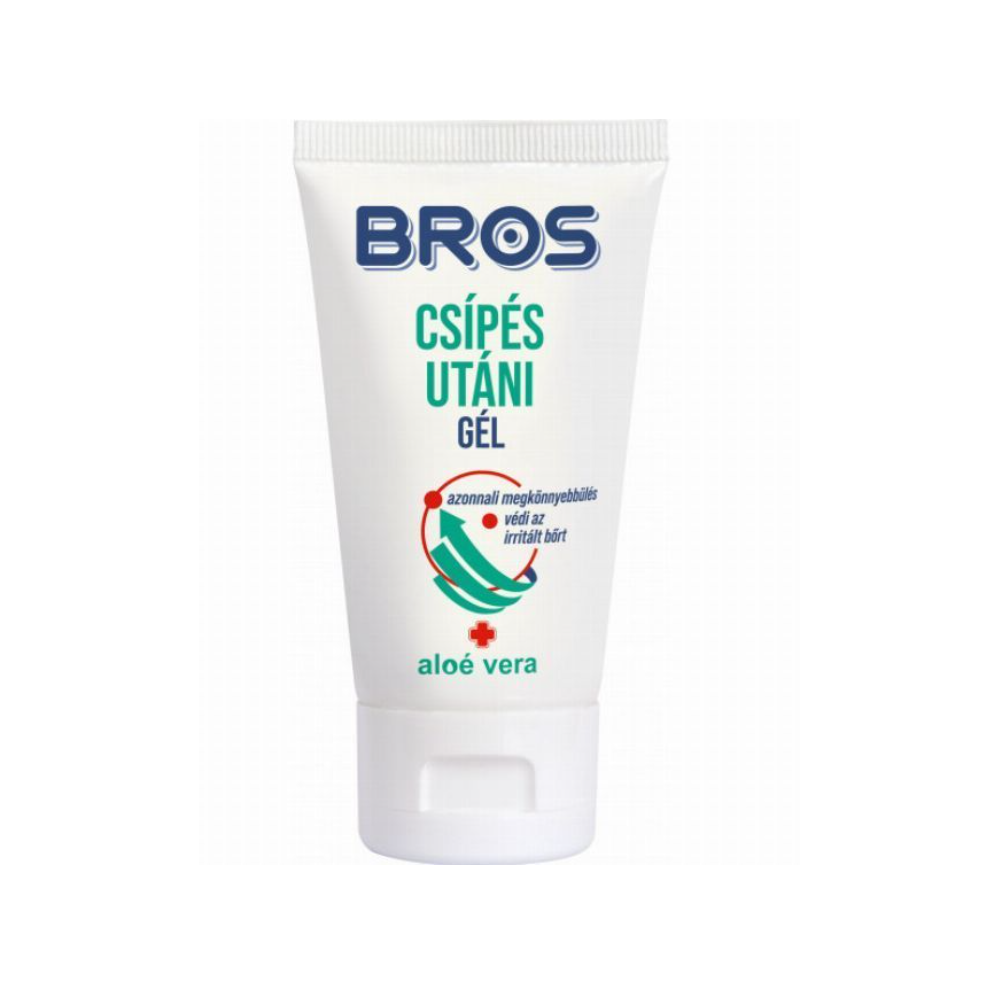 BROS csípés utáni gél aloe verával – nyugtató rovarcsípés elleni bőrápoló 50ml