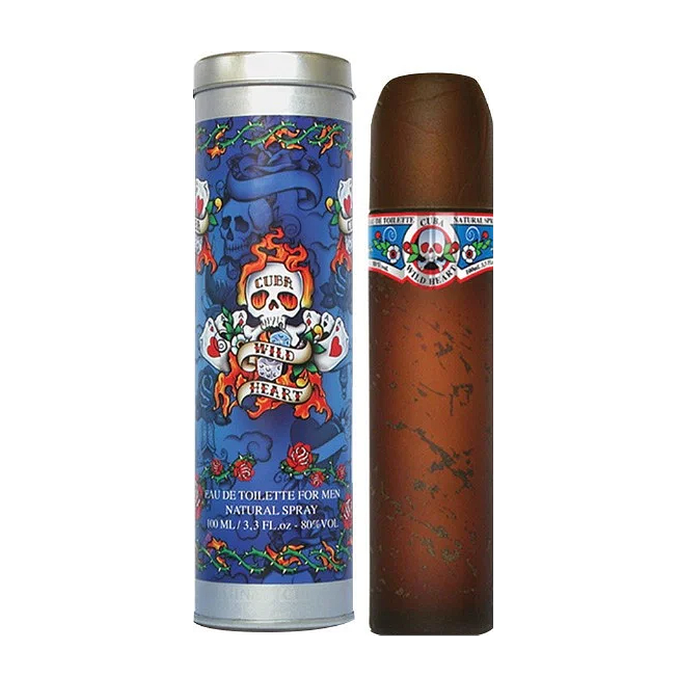Cuba Wild Heart Férfi Parfüm 100 ml – Eau de Toilette, Karakteres és Tartós Illat