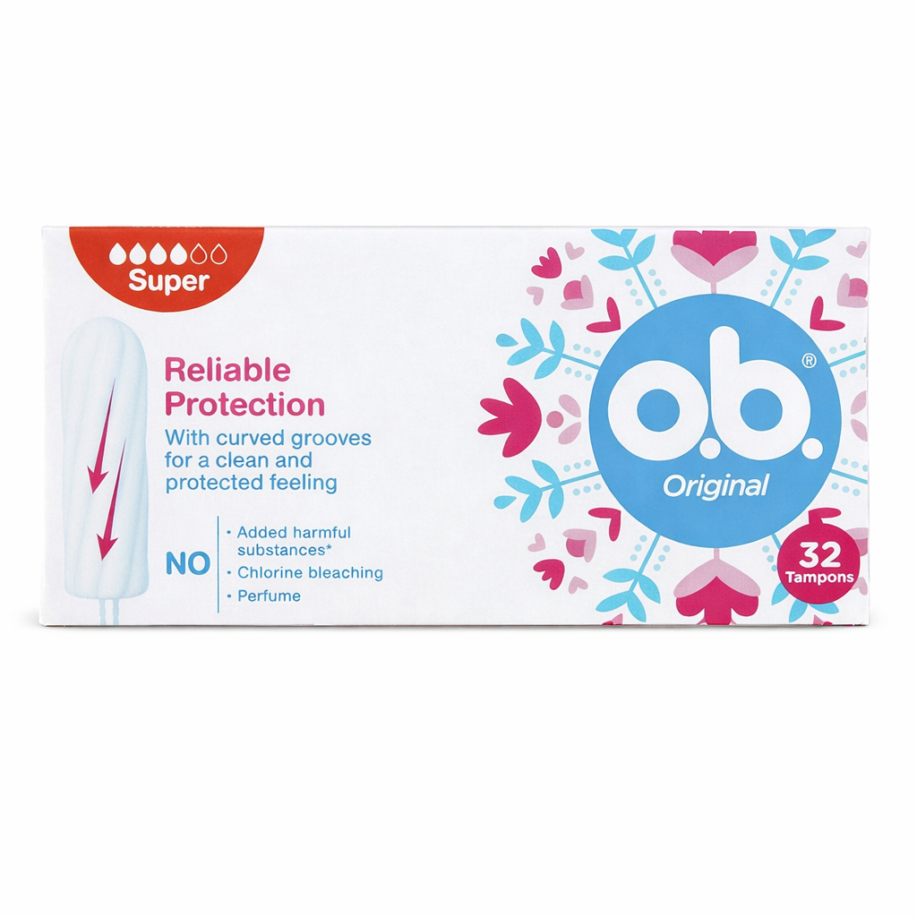 O.B. ProComfort Blossom Normal Tampon 32 db – Gazdaságos Kiszerelés, Kényelmes Védelem Normál Vérzéshez