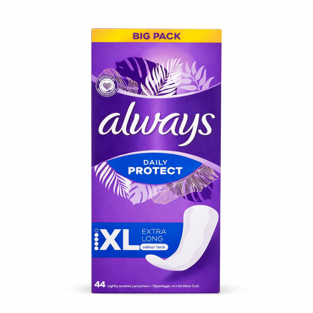 Always Daily Protect XL Extra Long tisztasági betét Big Pack (44 db)