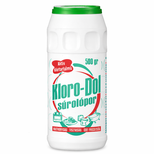 Kloro-Dol Súrolópor 500g – Erőteljes tisztítás makacs szennyeződések ellen