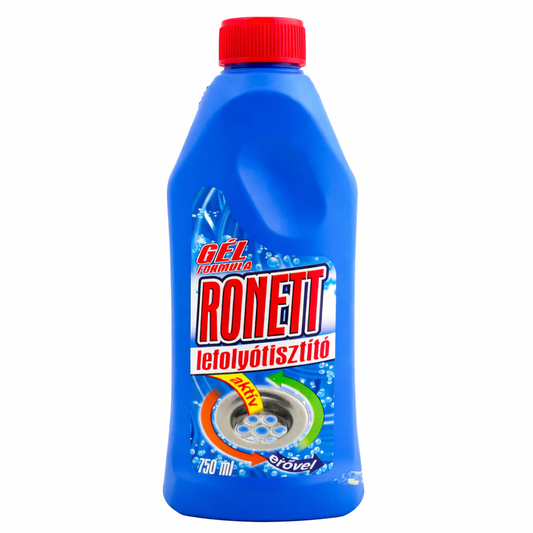 Ronett Lefolyótisztító Gél 750 ml – Hatékony Duguláselhárítás és Szagtalanítás