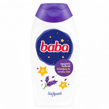 Baba Nyugtató Tusfürdő Levendula és Vanília Illattal 400 ml