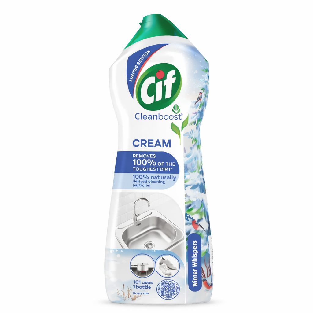 Cif Cleanboost Krémes Súrolószer – Limitált Kiadás 500 ml  Erős Tisztító Hatás