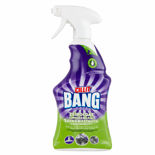 Cillit Bang Zsíroldó Spray 750 ml – Erős Zsíroldás Súrolás Nélkül, Konyhai Tisztítószer