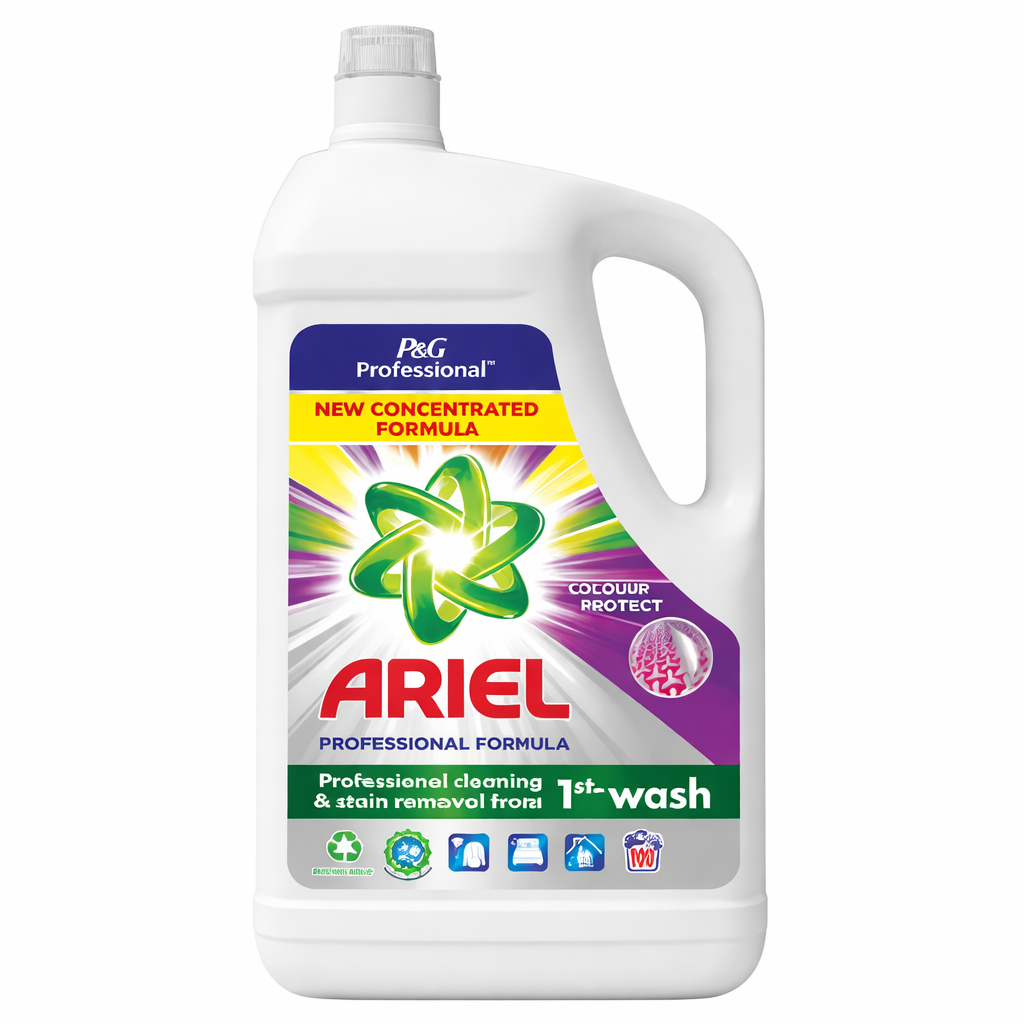 Ariel Professional mosógél Color Protect 5L (kb. 100 mosás) – koncentrált folyékony mosószer színes ruhákhoz