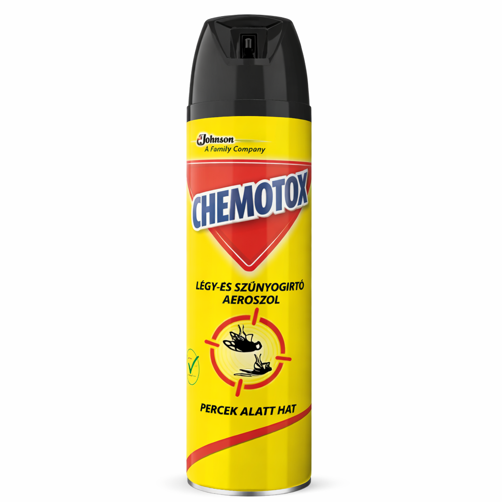 Chemotox szúnyog- és légyirtó aeroszol – azonnali hatású rovarirtó spray 400ml