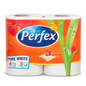 Perfex Boni Toalettpapír 4 Tekercs – 3 Rétegű, 90 Lap/Tekercs, Puha és Erős