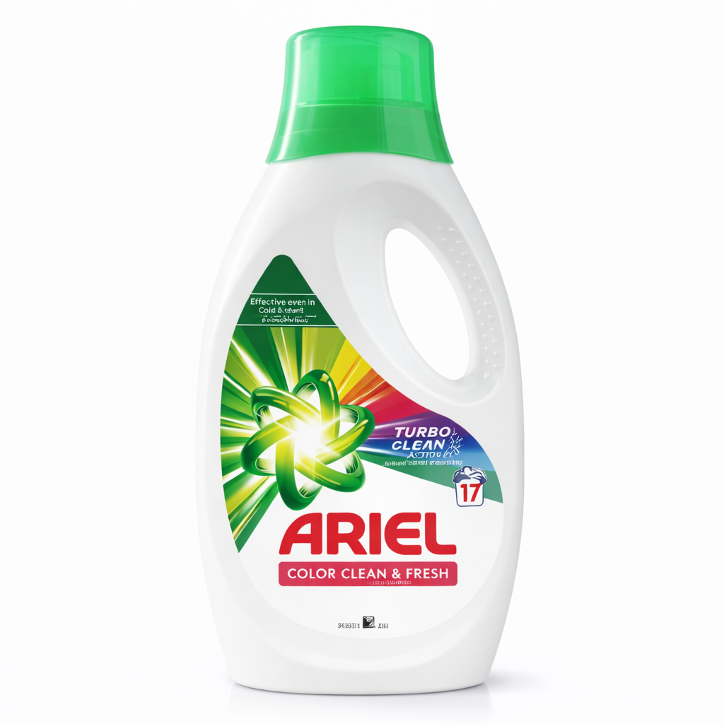 Ariel Color Clean & Fresh Mosógél – Színes Ruhákhoz, 17 Mosás, 850 ml