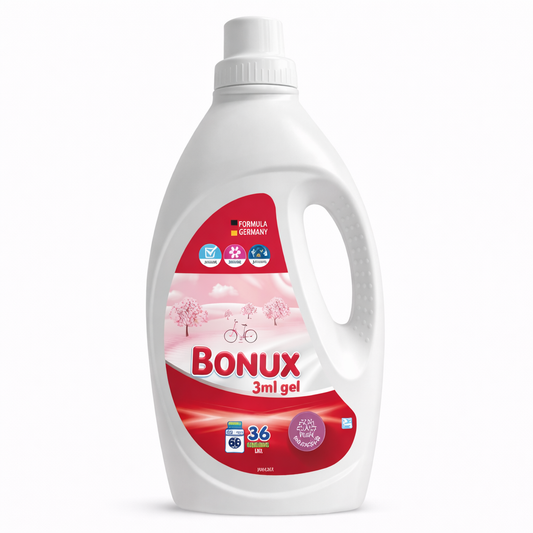 Bonux 3in1 Mosógél Pure Magnolia Illattal 1,8L – 36 Mosás, Színes Ruhákhoz, Színvédő Hatás