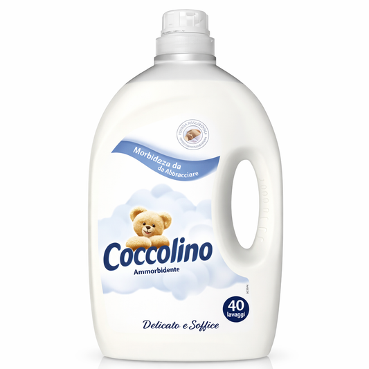 Coccolino Delicato e Soffice Öblítő 40 Mosás 3L – Selymes Puhaság és Friss Illat Ruháidnak