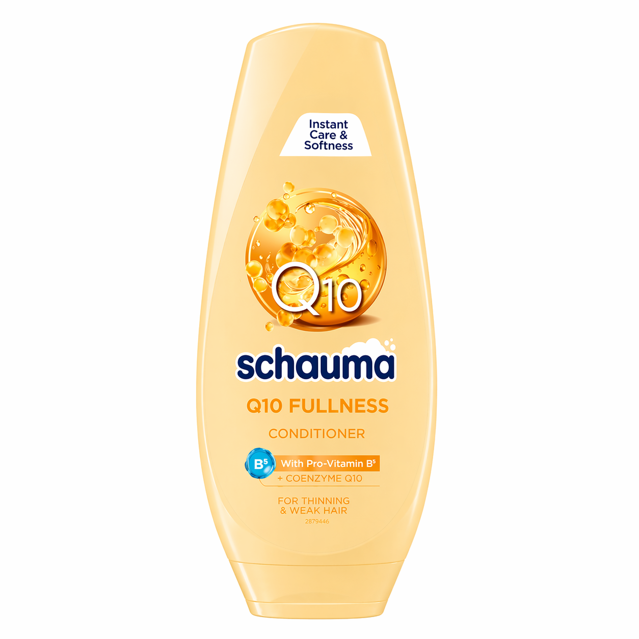 Schauma Q10 Fullness Hajbalzsam 250 ml – Dúsító Hatás, Vékony és Gyenge Hajra, Q10 és B5 Pro-vitamin