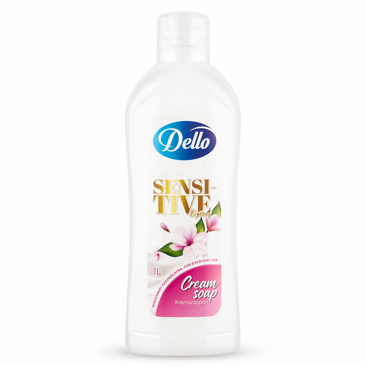 Dello Cream Soap Sensitive Krémszappan 1L – Gyengéd Kézmosó Érzékeny Bőrre