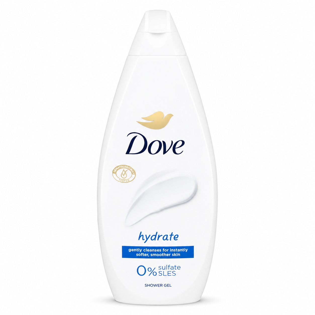 Dove Krémtusfürdő 720 ml – Hidratáló testápoló tusfürdő, magyarországi kiszerelés