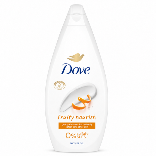 Dove Fruity Nourish Krémtusfürdő 720 ml – Gyümölcsös hidratáló tusfürdő, friss és puha bőrért  SEO termékleírás (hosszú):