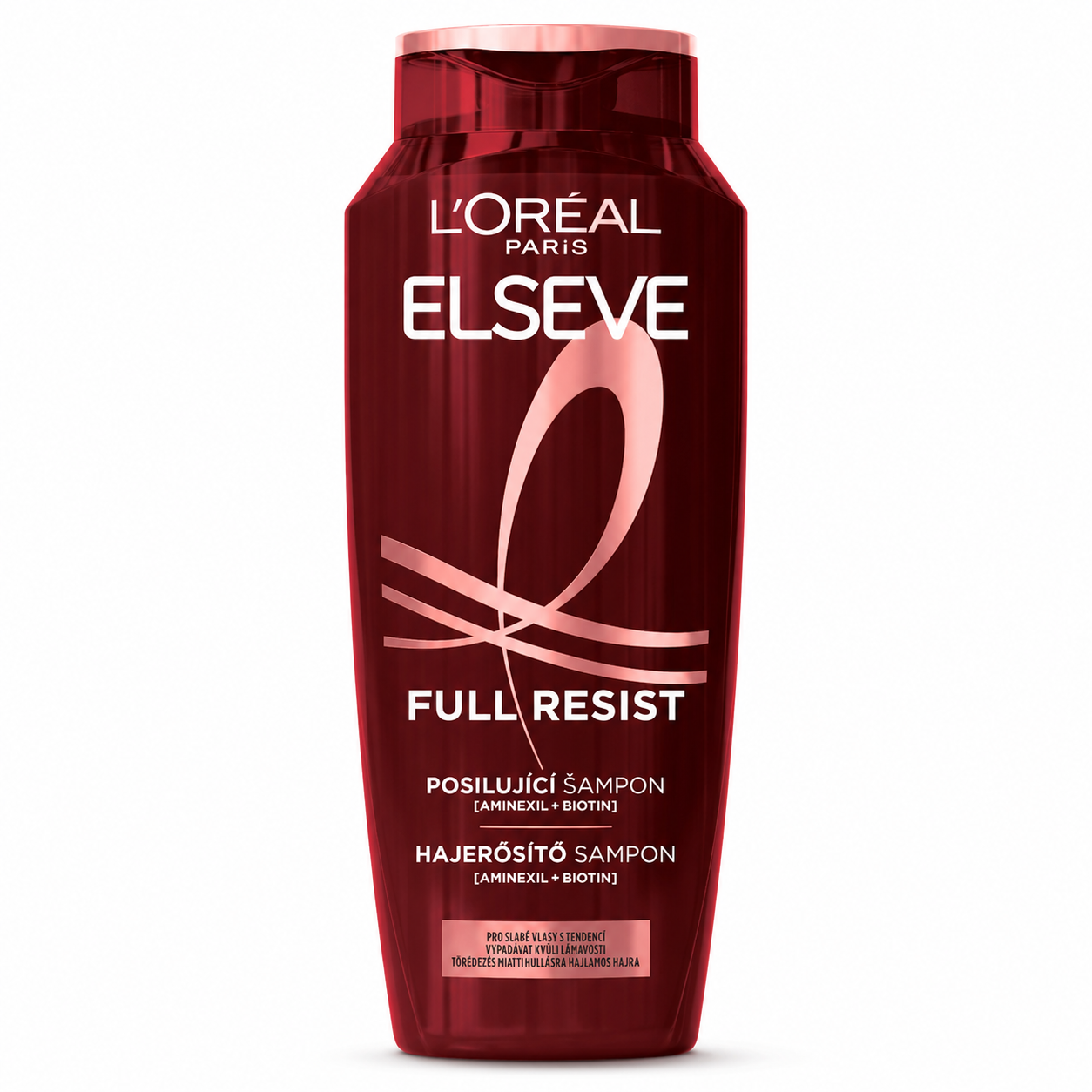L’Oréal Paris Elseve Full Resist Hajerősítő Sampon Aminexil + Biotin 250 ml – Hajhullásra hajlamos, gyenge hajra