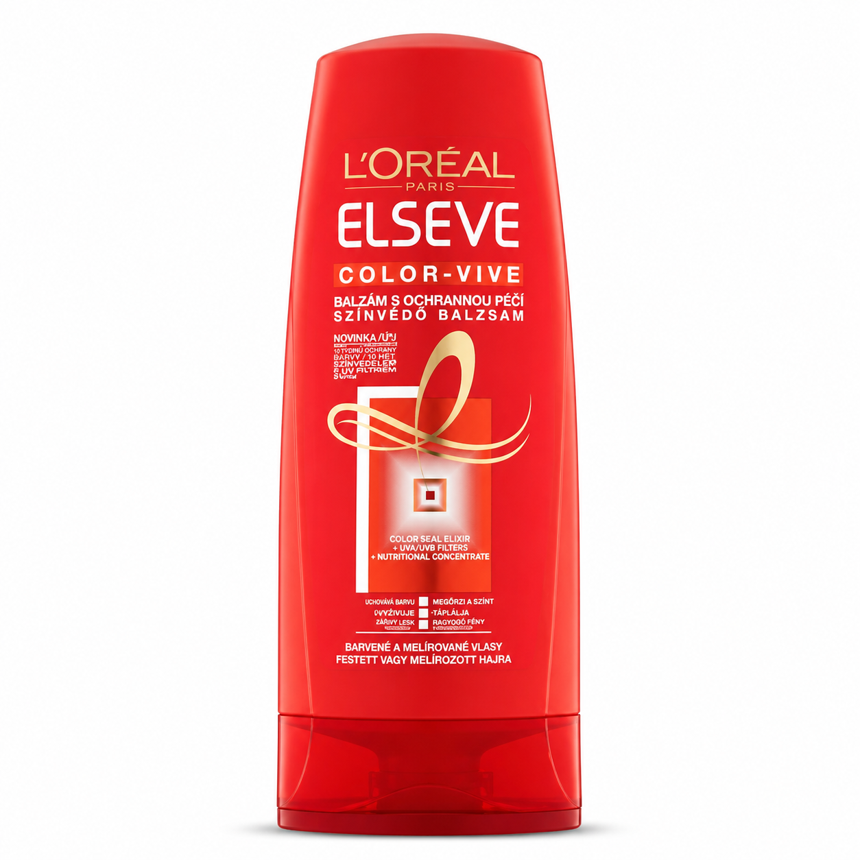 L’Oréal Paris Elseve Color Vive Hajbalzsam 200 ml – Színvédő balzsam festett hajra, UV szűrővel és Color Seal Elixirrel