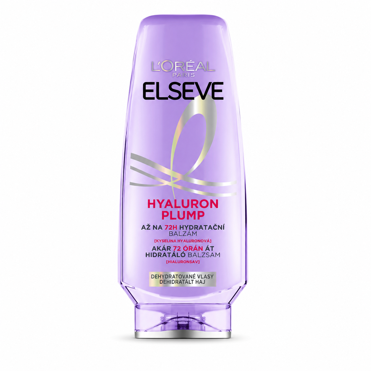 L’Oréal Elseve Hyaluron Plump Hajbalzsam 200 ml – 72 órás hidratálás hialuronsavval, száraz hajra