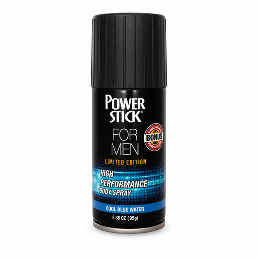 Power Stick For Men High Performance Body Spray Cool Blue Water 95 g – limitált kiadású férfi dezodor spray