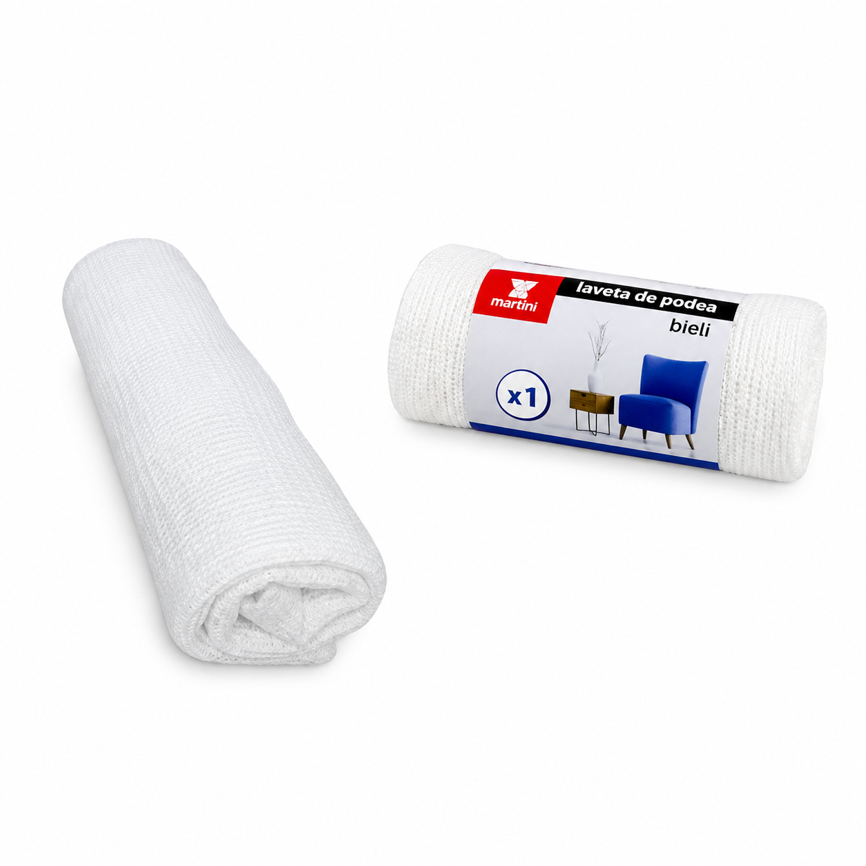 Eng felmosórongy pamut 50x60 cm fehér – nagy nedvszívó képességű törlőkendő (EAN: 5999036099230)